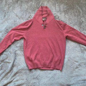 Men's Tasso Elba Shawl Collared Sweater, Medium